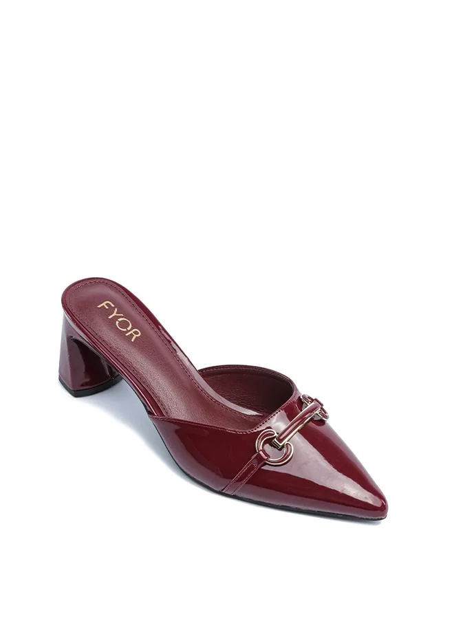 FYOR Stylish Bit-Detail Heeled Pump AJ 001